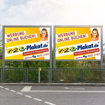 Großfläche 18/1 / Plakattafel / klassische Plakatwerbung Großfläche 18/1 / Plakattafel / klassische Plakatwerbung